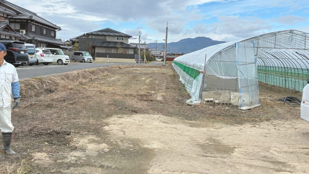 圃場規模拡大中