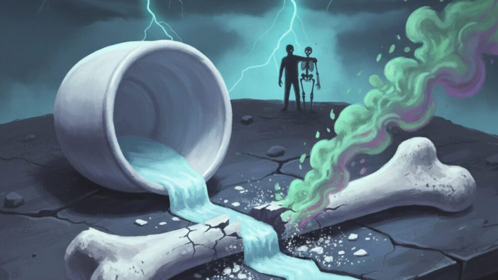 牛乳は骨を溶かす